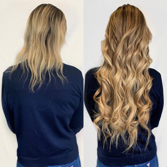 hair extensions by the siren stylist