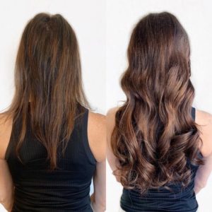 hairtalk hand tied weft extensions by Caitlin E VA Beach