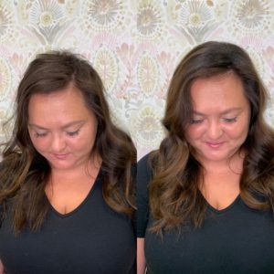 holiday top of head hair extensions