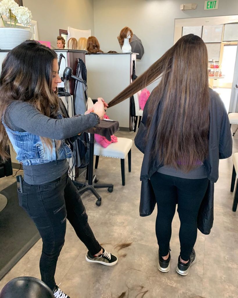 tidy cut maintenance for hair extensions