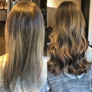fusion hair extensions to thicken up the ends of hair VA beach