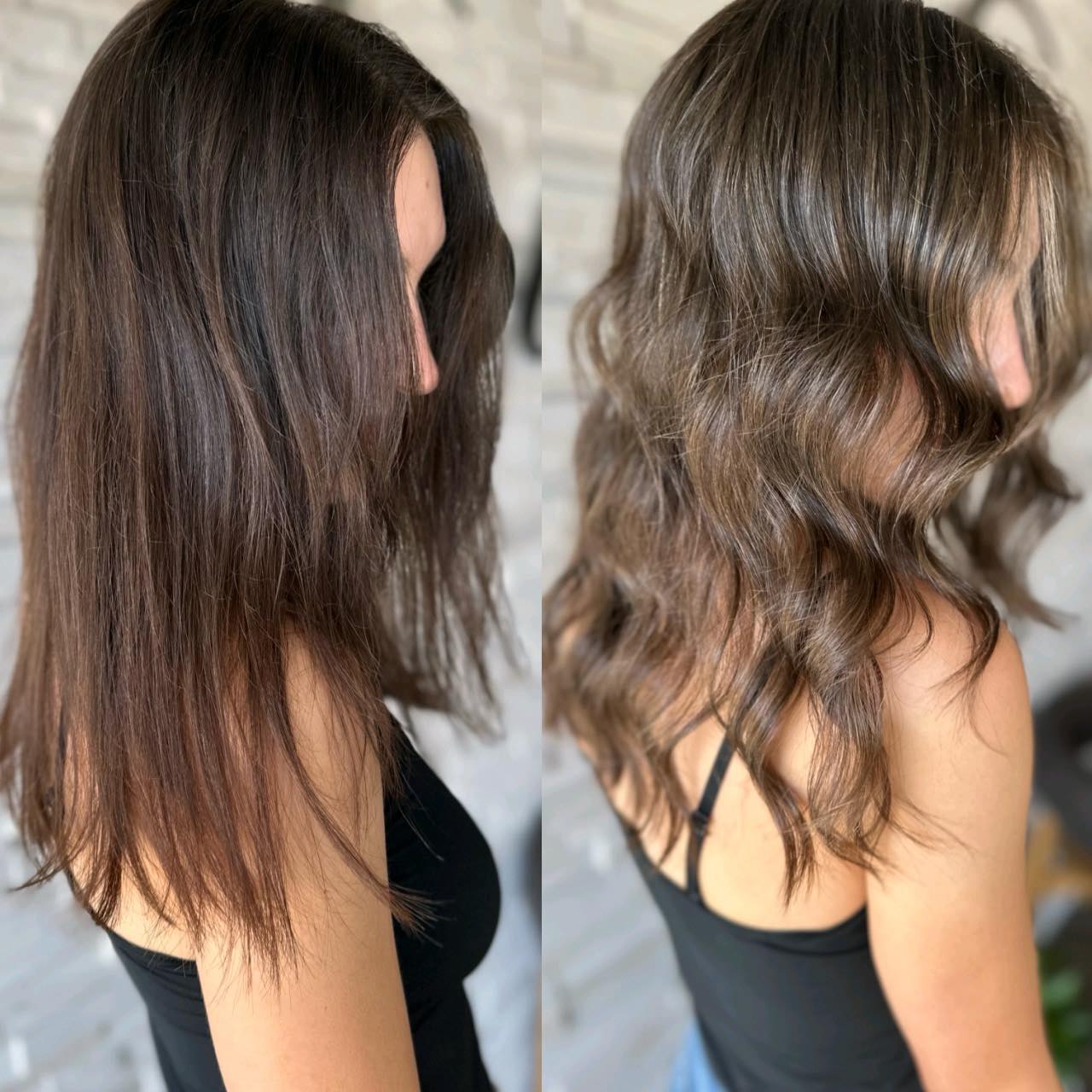 soft cool toned highlights on brunette hair soft cool toned highlights on brunette hair