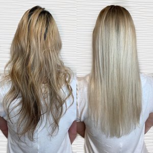blonde hair service VA Beach Siren Stylist