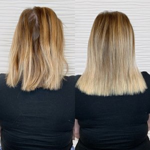 before-after-halo-extensions-siren-stylist-VA-beach